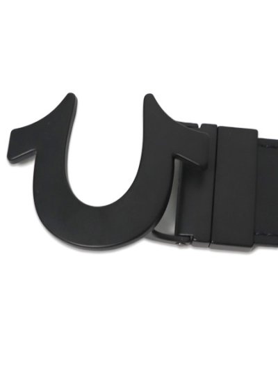 画像2: 【送料無料】TRUE RELIGION HORSESHOE BLACK REVERSIBLE BELT BLACK/TAN