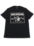 【送料無料】TRUE RELIGION PUFF BUDDHA LOGO TEE BLACK