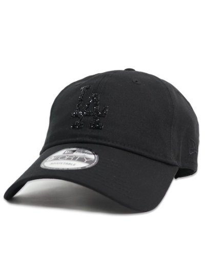 画像1: NEW ERA 9FORTY UNSTRUCTURED BEADS LOGO DODGERS BLACK