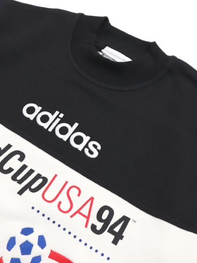 画像3: 【送料無料】ADIDAS WORLD CUP USA94 GRAPHIC SWEATSHIRT-BLACK/CLOUD WHITE