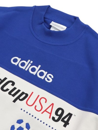 画像3: 【送料無料】ADIDAS WORLD CUP USA94 GRAPHIC SWEATSHIRT-TEAM ROYAL BL/CLOUD WH