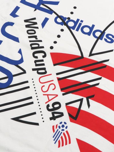 画像4: ADIDAS WORLD CUP USA94 GRAPHIC TEE-CLOUD WHITE