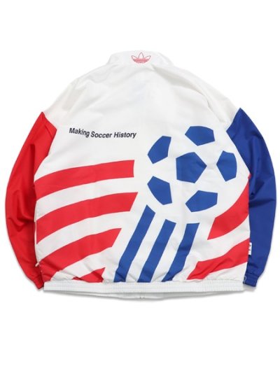 画像2: 【送料無料】ADIDAS WORLD CUP USA94 GRAPHIC WOVEN TRACK TOP-CLOUD WHITE