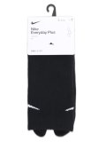 NIKE EVERYDAY PLUS LIGHTWEIGHT CREW SOCKS-BLACK/WHITE