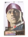 KING J EXTRA LONG TIE 40" SILKY METALLIC DURAG