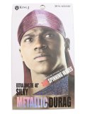 KING J EXTRA LONG TIE 40" SILKY METALLIC DURAG
