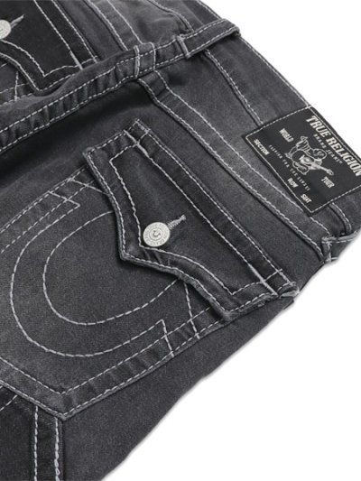 画像5: 【送料無料】TRUE RELIGION VINNY BIG T CARPENTER FRAYED UL BAGGY CARBON SHINE BKW