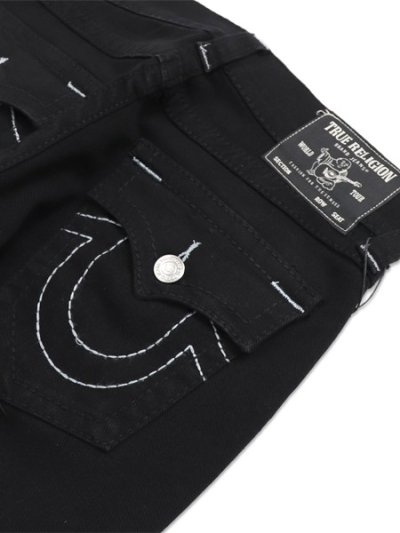 画像5: 【送料無料】TRUE RELIGION BILLY BIG T FLAP 34" BODY RINSE BLACK