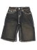 画像2: 【送料無料】TRUE RELIGION VINNY SUPER T FRAYED HEM FLAP ULTRA BAGGY SHORT KYOTO DKW (2)