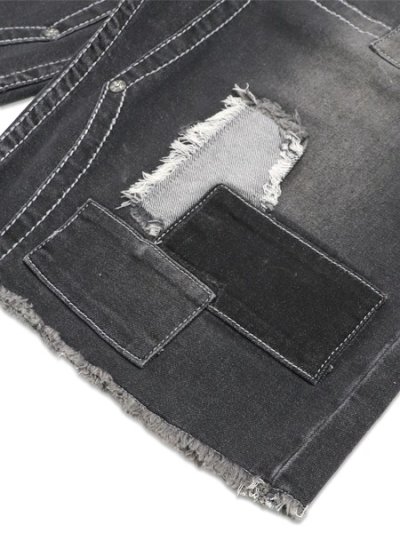 画像6: 【送料無料】TRUE RELIGION VINNY BIG T CARPENTER FRAYED UL BAGGY CARBON SHINE BKW