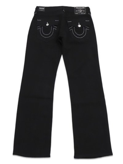画像1: 【送料無料】TRUE RELIGION BILLY BIG T FLAP 34" BODY RINSE BLACK