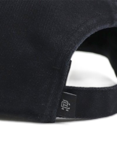 画像7: REIGNING CHAMP COTTON CHINO LOW PRO MONOGRAM STRAPBACK CAP WASHED BLACK