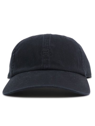 画像2: REIGNING CHAMP COTTON CHINO LOW PRO MONOGRAM STRAPBACK CAP WASHED BLACK