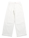 【送料無料】PRO CLUB HW BAGGY FIT DENIM PANT SNOW WHITE