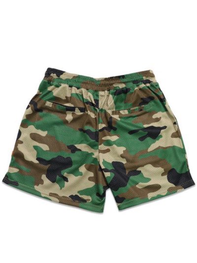 画像2: 【送料無料】INTERBREED AIRY TRAINING MESH SHORTS WOODLAND CAMO