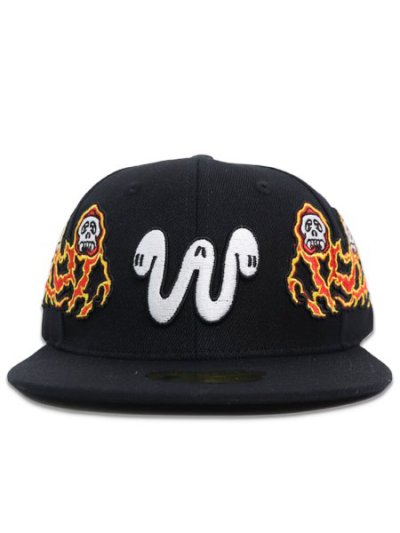 画像2: 【送料無料】WNTD APPAREL TWIN REAPER HAT BLACK