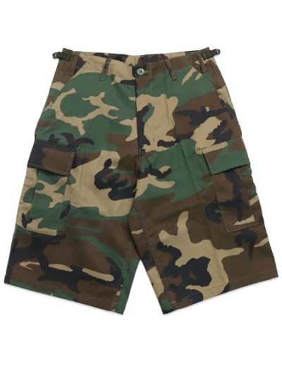画像1: ROTHCO BDU LONG LENGTH CAMO SHORTS