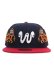 画像2: 【送料無料】WNTD APPAREL TWIN REAPER HAT NAVY/RED (2)