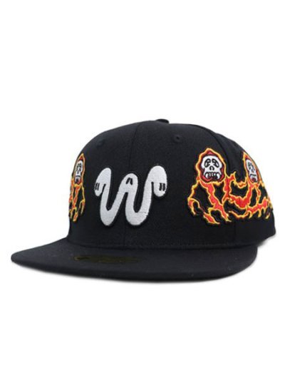 画像1: 【送料無料】WNTD APPAREL TWIN REAPER HAT BLACK