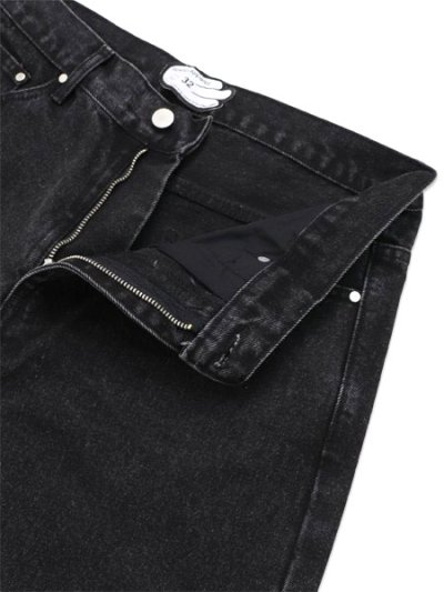 画像4: 【送料無料】WNTD APPAREL GHOST PAINT DENIM PANTS BLACK