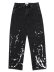 画像1: 【送料無料】WNTD APPAREL GHOST PAINT DENIM PANTS BLACK (1)