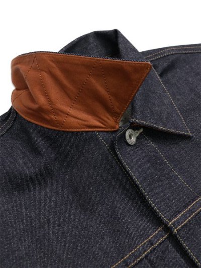 画像4: 【送料無料】AVIREX HERITAGE DENIM TYPE-1 JACKET LEATHER