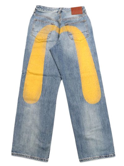 画像1: 【送料無料】EVISU DAICOCK JEANS #2030 INDIGO/YELLOW