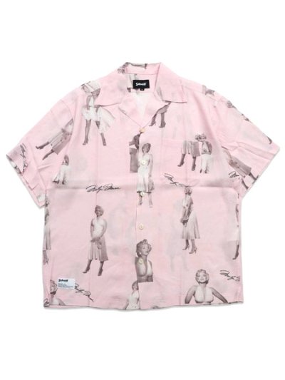 画像1: 【送料無料】SCHOTT MARILYN MONROE RAYON SHIRT