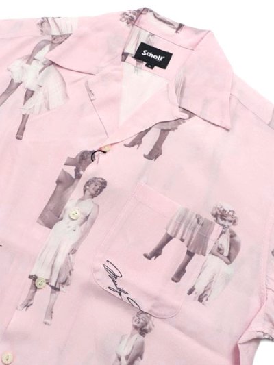 画像3: 【送料無料】SCHOTT MARILYN MONROE RAYON SHIRT