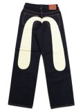 【送料無料】EVISU #2030 DAICOCK JEANS INDIGO/WHITE