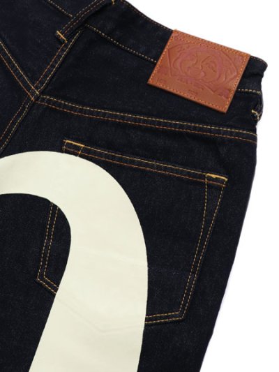画像5: 【送料無料】EVISU #2030 DAICOCK JEANS INDIGO/WHITE