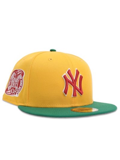 画像2: NEW ERA 59FIFTY CS YANKEES CTWN SUBWAY00 U/GY FB YEL/RED