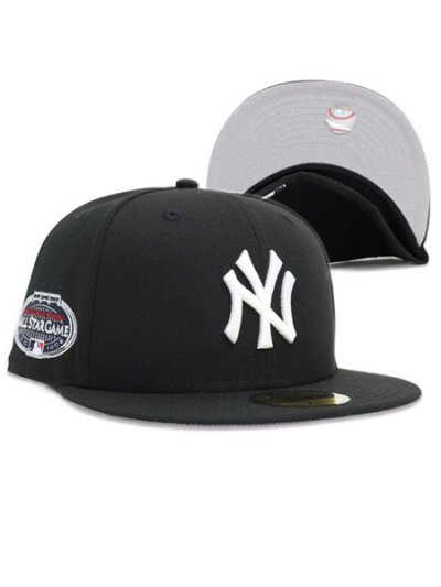 画像1: NEW ERA 59FIFTY CS YANKEES CTWN AS2008 U/GY FB BLK/WHT