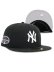 画像1: NEW ERA 59FIFTY CS YANKEES CTWN AS2008 U/GY FB BLK/WHT (1)