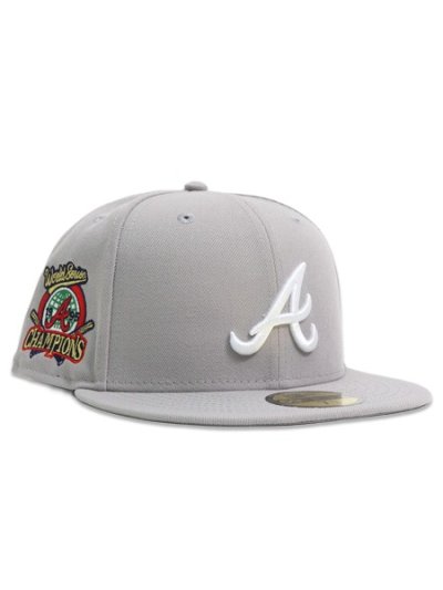 画像2: NEW ERA 59FIFTY CS BRAVES WS1995 U/GY FB GREY/WHT
