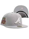 NEW ERA 59FIFTY CS BRAVES WS1995 U/GY FB GREY/WHT