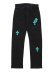 画像1: 【送料無料】ADVANCE LEVIS 505 CROSS LEATHER BLACK/TIFFANY BLUE (1)