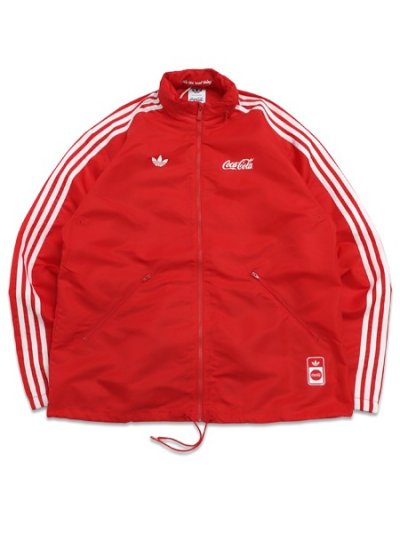 画像1: 【送料無料】ADIDAS COCA COLA CLASSIC SPORT NYLON PARKA-VIVID RED