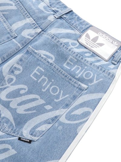 画像7: 【送料無料】ADIDAS COCA COLA CLASSIC SPORT DENIM SHORT-INDIGO DENIM