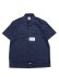 画像1: DICKIES S/S WORK SHIRT-NAVY (1)