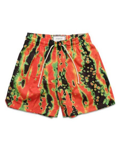 画像1: NIKE DF ISSUE PRACTICE MESH 5" AOP 2-TURF ORANGE/IVORY