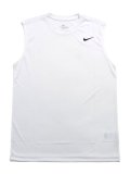 NIKE DF STD FLEX SLEEVELESS TEE-WHITE/BLACK