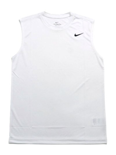 画像1: NIKE DF STD FLEX SLEEVELESS TEE-WHITE/BLACK