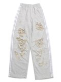 【送料無料】ADIDAS WMNS DISTRESSED JOGGERS-LIGHT GREY HEATHER