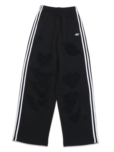 画像1: 【送料無料】ADIDAS WMNS DISTRESSED JOGGERS-BLACK