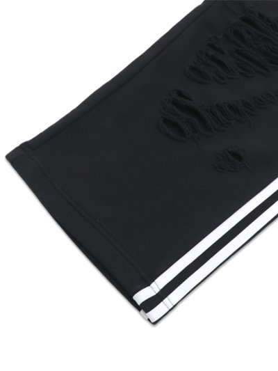 画像6: 【送料無料】ADIDAS WMNS DISTRESSED JOGGERS-BLACK