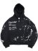 画像1: 【送料無料】WNTD APPAREL GHOST PAINT PANTONE HOODIE PITCH BLK (1)