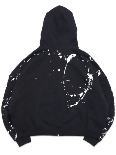 画像2: 【送料無料】WNTD APPAREL GHOST PAINT PANTONE HOODIE PITCH BLK