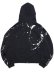 画像2: 【送料無料】WNTD APPAREL GHOST PAINT PANTONE HOODIE PITCH BLK (2)