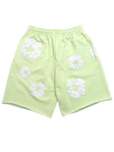 画像1: 【送料無料】DENIM TEARS COTTON WREATH SWEATSHORTS MINT